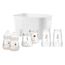 MAM Easy Start Anti-Colic Combi-Set, Babyflaschen Set mit 6 Flaschen gegen Koliken (2 x 130 ml, 160 ml, 260 ml) & Flaschenkorb, Babyausstattung ab der Geburt, beige