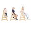 roba Treppenhochstuhl Sit Up III - Mitwachsender Baby Hochstuhl - ab 6 Monaten - Kinderhochstuhl aus Holz natur - Stuhl bis 50 kg belastbar, 1 Stück (1er Pack)