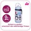 nip - Strohhalmbecher Straw Cup | Leichte, auslaufsichere Kindertrinkflasche mit Trinkhalm aus Silikon ab 12 Monaten. Einfach zu reinigen, 330 ml, Motiv Giraffe, rosa
