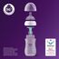 Philips AVENT Natural Response Babyflaschen – Babyflaschen mit AirFree Ventil, 260 ml, BPA-frei, für Neugeborene ab 1 Monat, Elefantenmotiv (Modell SCY673/81)