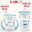 NUK Magic Cup & Mini Magic Cup Trinklernbecher Duo-Set | auslaufsicherer 360°-Trinkrand | 6+ Monate | auslaufsicher und BPA-frei | 160 ml & 230 ml | mint