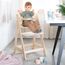 roba Treppenhochstuhl Sit Up III - Mitwachsender Baby Hochstuhl - ab 6 Monaten - Kinderhochstuhl aus Holz natur - Stuhl bis 50 kg belastbar, 1 Stück (1er Pack)
