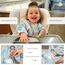 Nombear Baby Lätzchen mit Ärmeln für BLW (6 bis 24 Monate), 1 Packung - Wasserdichtes Ärmellätzchen Alternative zu Silikonlätzchen, Ganzkörper Lätzchen Baby, Babylatz Beikost Zubehör