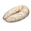 HOBEA-Germany Stillkissen 190 cm x 76 cm XXL Lagerungskissen Schwangerschaftskissen für Baby und Erwachsene Seitenschläferkissen Stillkissen mit Bezug aus Bio Baumwolle, Safari beige