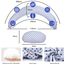 Chilling Home 2 in 1 Stillkissen XXL Schwangerschaftskissen Seitenschläferkissen für Baby,Pregnancy Pillow mit Innenkissen and Baumwoll Stillkissenbezug,Kissen Schwangerschaft Stillkissen(Blau)