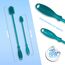 JAWAonline Spülbürsten Set 32cm und 24cm - Flaschenbürste Silikon schonend und kratzfrei - Flexible Flaschenreiniger Bürste - Premium Bottle Brush - Reinigungsbürste für kleine und große Flaschen