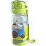 HABA 304486 - Trinkflasche Traktor, 400ml Kinder-Trinkflasche mit Traktor-Motiv in Grün für Kindergarten oder Schule, bpa freier Kunststoff, spülmaschinenfest, Hellgrün