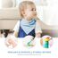 lulumoon Lätzchen Baby Dreieckstuch Baby Musselin Halstuch Baby für Junge und Mädchen