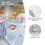 Kinderkraft Hochstuhl YUMMY, Kinderhochstuhl, Babystuhl, Kombihochstuhl, ab den Ersten Lebensmonaten, Fußstütze, Halbliegende Position, Bezug aus PU, Einfach zu Reinigen, Grau