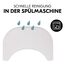 hauck Kinder Silikonauflage, Speckle Beige - Kompatibel mit Alpha Click Tray & Arketa Click Tray Essbrett für Alpha+, Beta+ & Arketa Holzhochstuhl (Nicht Kompatibel mit Holz-Essbrett)