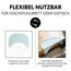 hauck Silikon Platzdeckchen für Alpha Click Tray Klick-Essbrett für Alpha+ & Beta+ Holzhochstuhl, Baby & Kinder Platzset, Abwaschbar, Schmutzabweisend, Rutschhemmend (Fox Mint)