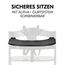 hauck Click Tray, Black - Klick Essbrett für Alpha+ & Beta+ Holzhochstuhl - Werkzeuglose Montage auf Schutzbügel - Pflegeleichtes & GRS Zertifiziertes Kunststoff - für Baby & Kinder 6-36 Monaten