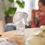 Philips AVENT Handmilchpumpe, Geschenkset – Einzelmilchpumpe, Babyflachen mit 260 ml und 125 ml, BPA-frei, 4 Einweg-Stilleinlagen, Polypropylen, Transparent (Modell SCD430/60)