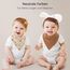 Bearmoss Lätzchen Baby Dreieckstuch Baby Musselin Halstuch Baby für Junge und Mädchen,100% Baumwolle Halstuch Baby Verstellbare 8 Stück (Brauner Aufdruck)