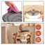 hauck Alpha Start N Grow Set, Natural Dark Grey - ab Geburt bis 90 kg, Holzhochstuhl aus Buche, 3 in 1 Babywippe mit Musselinbezug, Sitzverkleinerer, Sitzkissen, Essbrett, Spielbrett, 3 Lernspiele