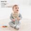 Bearmoss Lätzchen Baby Dreieckstuch Baby Musselin Halstuch Baby für Junge und Mädchen,100% Baumwolle Halstuch Baby Verstellbare 8 Stück (Aprikosenaufdruck)