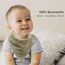 Bearmoss Lätzchen Baby Dreieckstuch Baby Musselin Halstuch Baby für Junge und Mädchen,100% Baumwolle Halstuch Baby Verstellbare 8 Stück (Brauner Aufdruck)