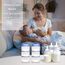 Termichy Milchpulver Portionierer Baby Stapelbar Milchpulver Aufbewahrungsbox 2 Stück (Blau)