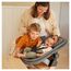 hauck Alpha Start N Grow Set, Natural Dark Grey - ab Geburt bis 90 kg, Holzhochstuhl aus Buche, 3 in 1 Babywippe mit Musselinbezug, Sitzverkleinerer, Sitzkissen, Essbrett, Spielbrett, 3 Lernspiele