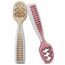 NumNum GOOtensils Babylöffel Set - Stufe 1+2 Esslernlöffel Baby ab 6+ Monaten - Beikost Baby Zubehör BLW - BPA frei Silikon Löffel Selber Essen - 2er (Beige/Mauve)