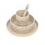 LÄSSIG Kindergeschirr Set (Teller, Becher, Schälchen, Löffel) ohne , BPA-frei, für Spülmaschine und Mikrowelle/Dish Set Little Water Whale