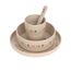 LÄSSIG Kindergeschirr Set (Teller, Becher, Schälchen, Löffel) ohne Melamin, BPA-frei, für Spülmaschine und Mikrowelle/Dish Set Happy Fruits Cherry