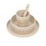 LÄSSIG Kindergeschirr Set (Teller, Becher, Schälchen, Löffel) ohne , BPA-frei, für Spülmaschine und Mikrowelle/Dish Set Little Water Swan