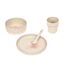 LÄSSIG Kindergeschirr Set (Teller, Becher, Schälchen, Löffel) ohne , BPA-frei, für Spülmaschine und Mikrowelle/Dish Set Little Water Swan