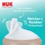 NUK Perfect Match Lernflaschensauger | Ab 6 Monaten | Auslaufsichere Trinklernaufsätze | Silikon | 2 Stück