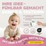 sei Design XXL Stillkissen Seitenschläferkissen 190x35 cm - Musselin-Bezug personalisiert mit Namen Geburtsdatum: personalisierte Geschenke zum Geburt Baby Geschenk für Junge oder Mädchen
