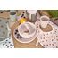 LÄSSIG Kindergeschirr Set (Teller, Becher, Schälchen, Löffel), BPA-frei, für Spülmaschine und Mikrowelle/Dish Set Little Forest Rabbit
