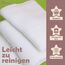 NatureMark 20er-Pack Mulltücher für Babys – 100% Baumwolle – Premium Babymulltücher, vielseitig verwendbare Spucktücher, Stoffwindeln, Pucktücher, Wickelunterlagen & Babypflegetücher, 70x70 cm Weiß