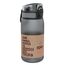 ion8 Kinder Trinkflasche, 350ml, Auslaufsicher, Einhandöffnung, Sichere Verriegelung, Spülmaschinenfest, BPA-frei, Tragegriff, Klappdeckel, Leicht zu Reinigen, Klimaneutral, Grau