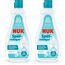 NUK Spülreiniger für Babyflaschen | 500 ml | Ideal zur Reinigung von Babyflaschen, Nuckeln und Zubehör | Duftstofffreier Reiniger | pH-neutral | 100% wiederverwertbare Flasche (Packung mit 2)