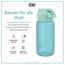 ion8 Kinder Trinkflasche, 350ml, Auslaufsicher, Einhandöffnung, Sichere Verriegelung, Spülmaschinenfest, BPA-frei, Tragegriff, Klappdeckel, Leicht zu Reinigen, Klimaneutral, Schallblau