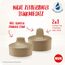 NUK Mini-Me Cup Set für Kleinkinder | Sip & Flip-Aufsätze | 9-12+ Monate | 300 ml & 500 ml | Trinkflaschen für Kinder | Auslaufsichere, beißfeste Tülle & Trinkhalm | Bruchsicher | Mint Dots & Bee