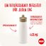 NUK Mini-Me Flip mit Strohhalm für Kleinkinder | ab 12 Monate | 450 ml | Kinderwasserflasche | auslaufsichere stabile Trinköffnung | bruchsicher | rosa Farbkleckse