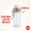 NUK First Choice Kiddy Cup Kunststoff Trinklernbecher | 12+ Monate | auslaufsichere | beißresistenter Trinkschnabel | Clip & Schutzkappe | 300 ml | BPA-frei | Grün