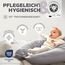 sei Design XXL Stillkissen Seitenschläferkissen - Musselin-Bezug personalisiert mit Namen Geburtsdatum: personalisierte Geschenke zum Geburt Baby Geschenk für Junge & Mädchen