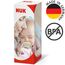 NUK Kiddy Cup Kleinkindbecher | 12+ Monate | 300 ml | Auslaufsicheres, verstärktes Trinkventil | Clip & Schutzkappe | BPA-frei | Gelb (Packung mit 2)