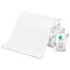 ZOLLNER 10er Set Waschlappen für Babys - in 17x22 cm aus Baumwolle - hautfreundliche Waschhandschuhe - besonders weich und hautsympathisch - waschbar bis 95°C - in weiß