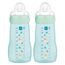 MAM Easy Active Babyflasche | 0+ Monate | Stillfreundliche Milchflasche für Neugeborene | 94% Akzeptanz | Trinkflasche für Babys mit Sauger Gr. 1 | 270 ml | Pilze