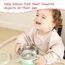 PewinGo Entwöhnungslätzchen mit langen Ärmeln & BLW, weiches und hautfreundliches Material, wasserdicht und leicht zu reinigen & maschinenwaschbar, für Babys Kleinkinder (Rosa)