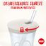 NUK Action Cup Trinkbecher Kinder | 12+ Monate | 230 ml | Drehdeckel mit weichem Strohhalm | auslaufsicher | BPA-frei | grüner Leopard