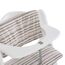hauck Sitzkissen Kompatibel mit Alpha+, Beta+ und Arketa Holzhochstuhl Highchair Pad Deluxe, Einfache Befestigung mit Klettverschluss, Maschinenwaschbar (Multicolor Beige)