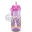 NUK Sports Cup Kinder Trinkflasche mit Chamäleon-Effekt | 24+ Monate | mit Farbwechsel | auslaufsichere Push-Pull-Trinktülle | Clip & Schutzkappe | BPA-frei | 450 ml | Pfau (lila)