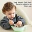 PewinGo Lätzchen zum Abstillen mit Langen Ärmeln&BLW, Weiches und Hautfreundliches Material, Lätzchen zum Stillen, Wasserdicht und Leicht zu Reinigen & Maschinenwaschbar,für Baby,und Kinder Dunkelgrau