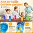 Funkelfuchs® - Trinkflasche für Kinder – 350ml, Blau – Kohlensäure geeignet - 100% auslaufsicher - Wasserflasche spülmaschinenfest - für Kindergarten, Einschulung, Schule, Sport