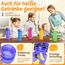 Funkelfuchs Trinkflasche für Kinder – 500ml, Lila – Kohlensäure geeignet - 100% auslaufsicher - Wasserflasche spülmaschinenfest - für Einschulung, Schule, Sport