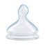 NUK First Choice+ Anti-Colic-Trinksauger Silikon, kiefergerechte NUK Form, Größe 1 (0-6 Monate) S für Tee, 2 Stück (2er Pack)